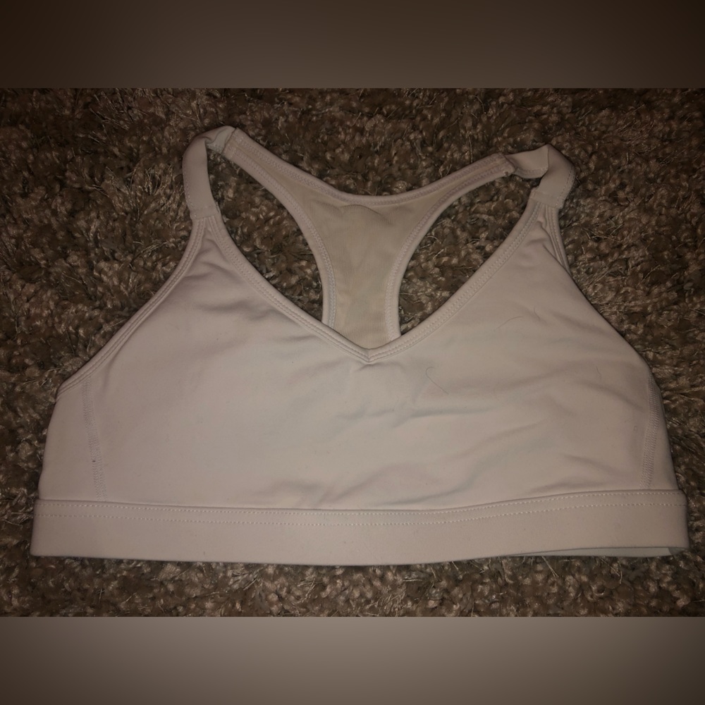 MP Myprotein Sports Bra White Size Large Like new